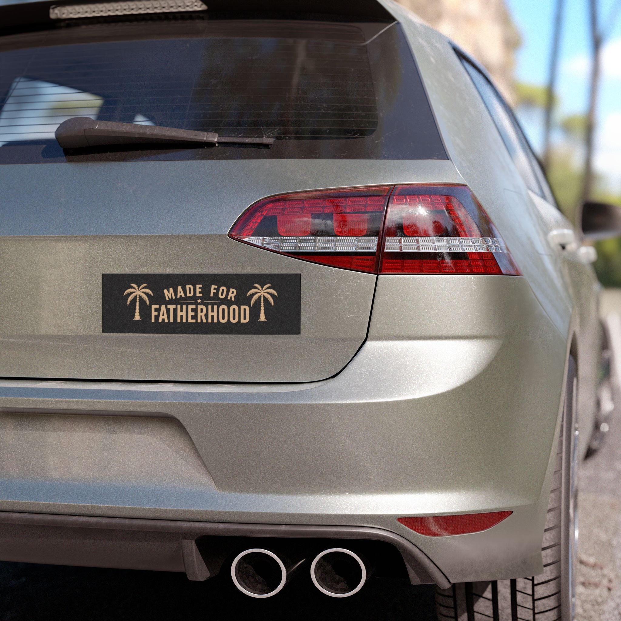 Made for Fatherhood Car Magnet